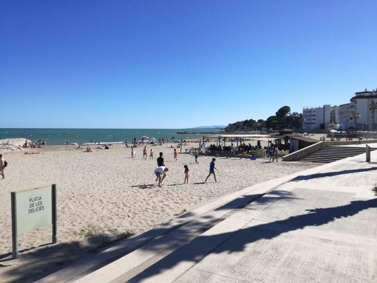Atico Primer Linea De Mar Con Piscina En Ebrehogar Sant Carlos de la Ràpita Exterior foto