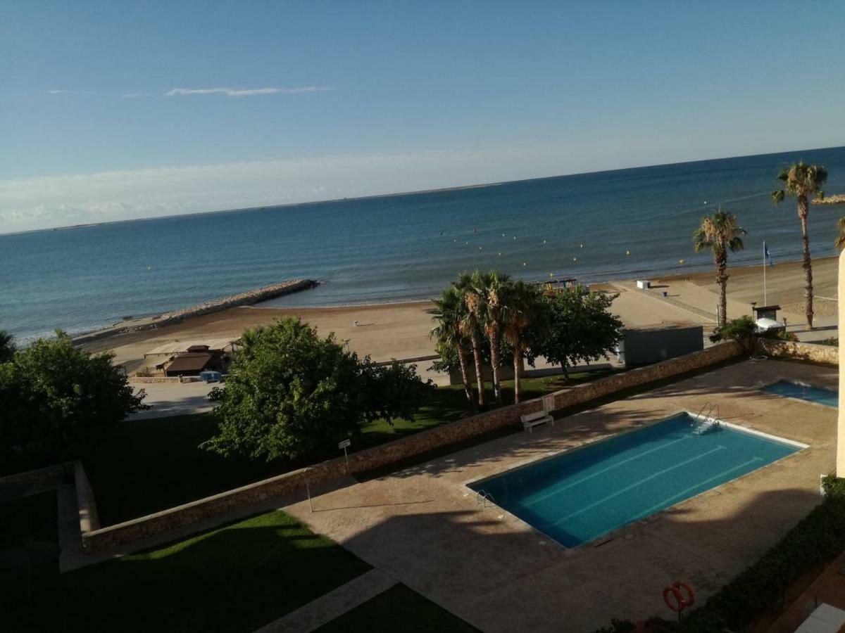 Atico Primer Linea De Mar Con Piscina En Ebrehogar Sant Carlos de la Ràpita Exterior foto