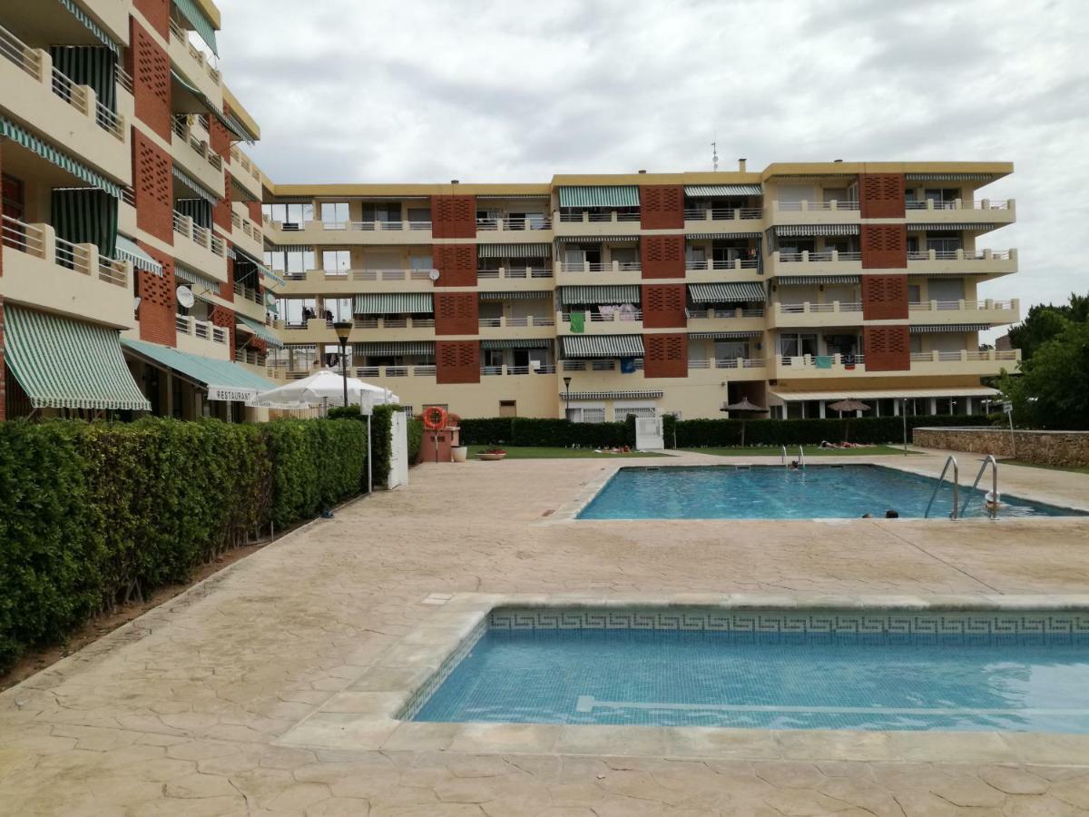 Atico Primer Linea De Mar Con Piscina En Ebrehogar Sant Carlos de la Ràpita Exterior foto